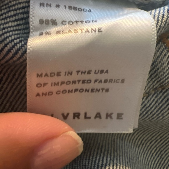 Slvrlake Beatnik Denim Jeans in Mid Wash Forbidden Love size 27w. G - Picture 13 of 13